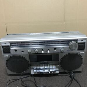 東芝 TOSHIBA BOMBEAT RT-S53 ラジカセ ステレオ AM FM ラジオ 昭和レトロ STEREO カセット 通電確認済みの画像1