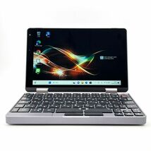 超美品2in1パソコン! IRIE FFF-PCM2B 8型 ミニノートPC Gemini Lake N412/eMMC128GB/メモリ6GB/2022年 ノートパソコン 未使用_画像2