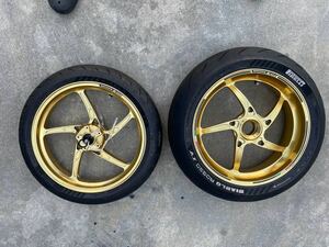 OZレーシング製 17×3.50 17×6.00 PIRELLI DIABLO ROSSOⅣ バリ山前後セット DUCATI 1098 1198 848 パニガーレなどに