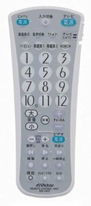 【中古】JVCケンウッド ビクター テレビ/ビデオ用簡単リモコン RM-A403-S