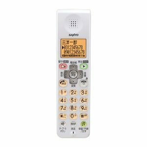 【中古】三洋電機 増設用専用子機 (クリーミーホワイト) TEL-SDJ8(W)