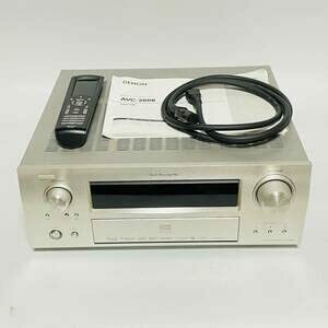 【中古】Denon AVサラウンドアンプ プレミアムシルバー AVC-3808-SP リモコン 説明書 デノン