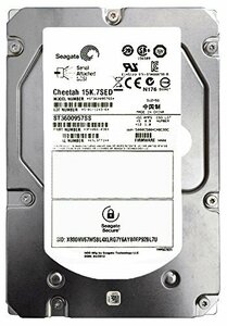 【中古】Seagate Cheetah 15K.7 ST3600957SS 600 GB 3.5%タ゛フ゛ルクォーテ% Internal Hard Drive - SAS - 15000 rpm - 16 MB Buffer