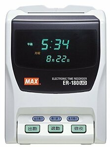 [ used ] Max time recorder universal design ER-180UD