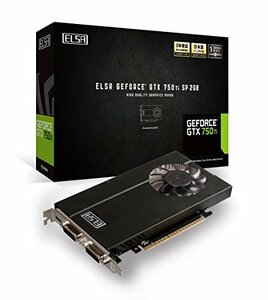 【中古】ELSA NVIDIA GeForce GD750Ti 2GB グラフィックボード GD750-2GERTSP