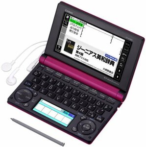 【中古】CASIO Ex-word 電子辞書 高校生学習モデル XD-B4850 マゼンタピンク XD-B4850MP