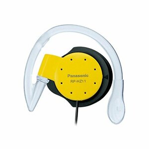 【中古】パナソニック オープン型オンイヤーヘッドホン 耳掛け式 防滴仕様 スポーツ用 イエロー RP-HZ11-Y