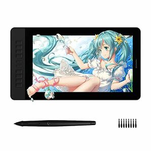 【中古】GAOMON液タブ PD1560 15.6インチ 液晶ペンタブレット 8192筆圧レベル充電ペン IPS フルHD 色域NTSCカバー率72% スタンド付き イラの画像1