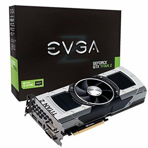 【中古】EVGA GeForce GTX TITAN Z 12GB GAMING%カンマ% Fastest NVIDIA GPU Graphics Card 12G-P4-3990-KR [並行輸入品]