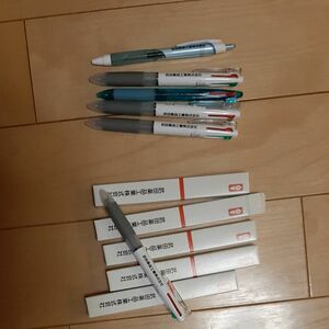 製薬会社ボールペン　10本セット(4色メイン)