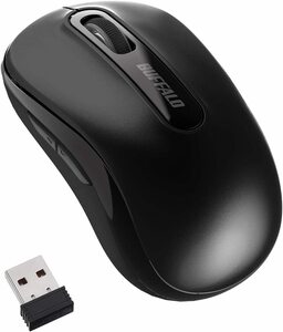  black Buffalo mouse wireless wireless 5 button [ to return /.. button installing ] small size light weight . electro- model maximum 584 day use possibility 