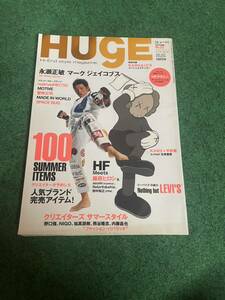 KAWS カウズ 宇野薫 ステッカー HUgE 雑誌　2003年