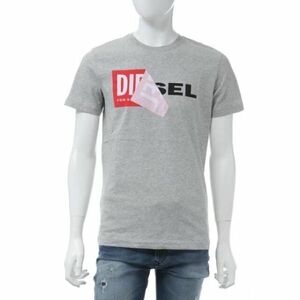 DIESEL Tシャツ M T DIEGO QA T-SHIRT グレー