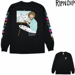 RIPNDIP ロンT M BEAUTIFUL MOUNTAIN ブラック