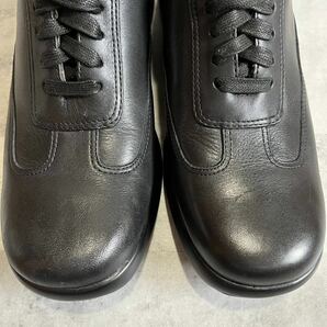 未使用品 コールハーン ナイキ Cole Haan NIKE スニーカータイプ革靴 26cm 本革 レザースニーカー ブラック 紳士靴 黒 ビジネスシューズ の画像3