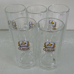 ☆SAPPORO サッポロビール サッポロクラシック ビールジョッキ ビアジョッキ 400ml 2種×18客セット USED品☆の画像6