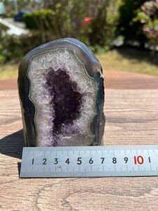 A523 アメジストドーム パワーストーン 紫水晶 天然石 置き物