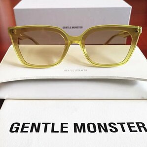 新品未使用※人気モデル*GENTLE MONSTER・ジェントルモンスター Mondo 登坂広臣 BTS 愛用・サングラス・イエローの画像1