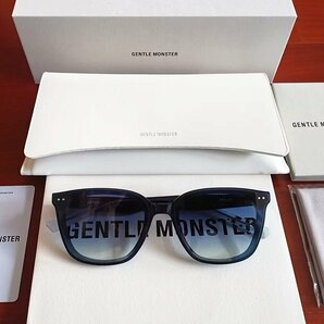 新品未使用※人気モデル*GENTLE MONSTER・ジェントルモンスター HEIZER 登坂広臣 BTS 愛用・サングラス・ブルーの画像2