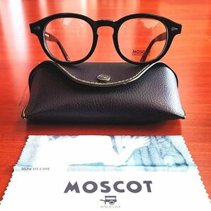 名作モデル☆新品☆ MOSCOT モスコット LEMTOSH レムトッシュ ウェリントン眼鏡 メガネ ・ジョニーデップ愛用モデル・黒の画像2