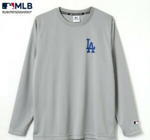 即決 MLB ロサンゼルス・ドジャース メンズ ドライメッシュ ロングスリーブTシャツ【M】新品タグ付き 大谷翔平 山本由伸 ロンT 長袖Tシャツ