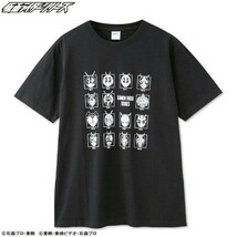 即決 仮面ライダーシリーズ メンズTシャツ【M】新品タグ付き 昭和ライダー 平成ライダー_画像1