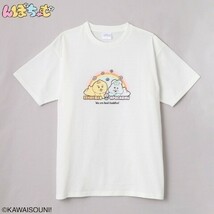 即決 んぽちゃむ メンズTシャツ【LL】新品タグ付き んぽちゃむときみまろ 可哀想に！ 2L_画像1