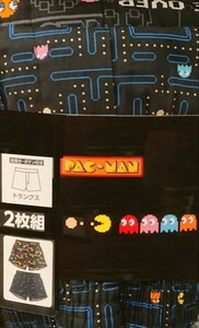 即決 パックマン 2枚組トランクス【L】新品タグ付き PAC-MAN ファミコン パンツ