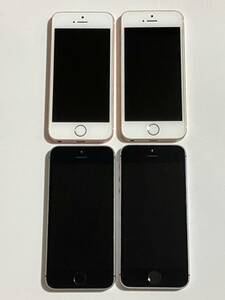 SIMフリー iPhone SE 32GB ×4台 82%・84%・85%・88% 第一世代 iPhoneSE アイフォン Apple アップル スマートフォン スマホ 送料無料