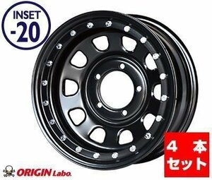 ジムニー用ホイール オリジン 鉄漢 6J －20 SJ30 JB64 JA11 JA12 スチール ビードロック風 6J オフセット-20 139.7 メーカー直送