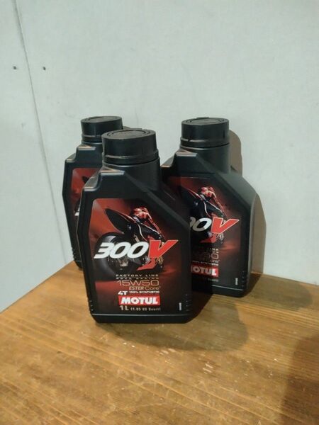 MOTUL モチュール 300V FACTORYLINE 15w-50 ３Ｌ