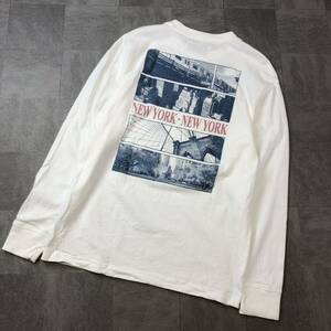 Aberarombie&Fitch アバクロンビー&フィッチ　アバクロ　SOFTA&F TEE フォトプリント ロンT ロングスリーブ　カットソー サイズM 古着