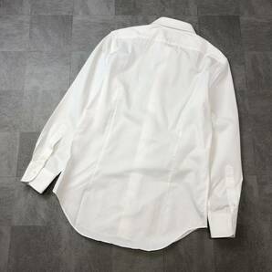 Maker's shirt鎌倉シャツ 長袖シャツ ドレスシャツ SLIM FIT TRAVELER 無地シャツ ホワイト 39-83 15 1/2-32 1/2 古着の画像3
