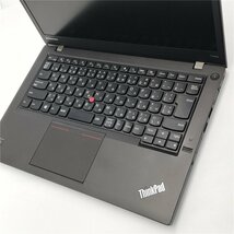 1円～ 即使用可 高速SSD ノートパソコン lenovo ThinkPad T440s 中古良品 14インチ 第4世代 i5 無線 Bluetooth webカメラ Windows11 Office_画像7