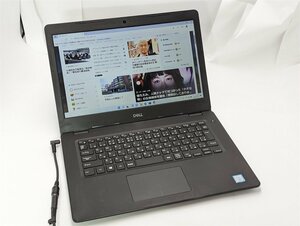 1円～ 訳あり(音が出ない) 高速SSD ノートパソコン 14型 Dell Latitude 3490 良品 第6世代i3 8GB 無線 Bluetooth カメラ Windows11 Office