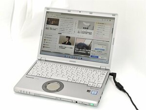 1円～ 中古良品 ノートパソコン 12.1型 Panasonic CF-SZ5WDCVS 第6世代Core i5 大容量HDD Wi-Fi Bluetooth カメラ Windows11 Office DVDRW