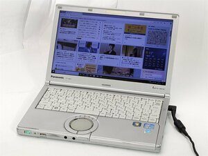 1円～ 中古良品 ノートパソコン 12.1型 Panasonic CF-NX2JWGYS 第3世代Core i5 4GB 無線 Wi-Fi Windows10 Office 即使用可 保証付き