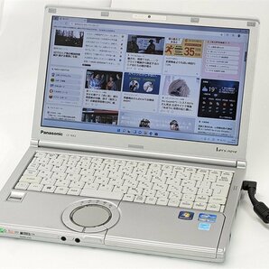 1円～ 中古良品 ノートパソコン 12.1型 Panasonic CF-NX2ADEYS 第3世代Core i5 4GB 無線 Wi-Fi Windows11 Office 即使用可 保証付きの画像1