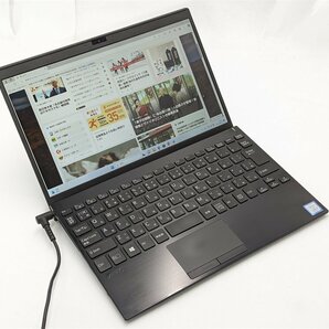 １円～ 訳あり激安 中古ノートパソコン 高速SSD Windows11 12.5型 SONY VJPJ11C11N 第8世代Core i5 8GB 無線 Bluetooth カメラ Officeの画像1