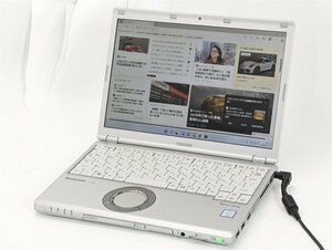 即決 中古美品 累積使用時間90H ノートパソコン Windows11 Office Panasonic SZ6RD6VS 第7世代Core i5 高速SSD Bluetooth カメラ Office済