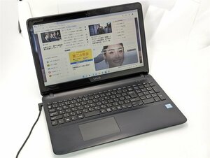 1円～ 即使用可 ノートパソコン 15.5型 Sony VAIO VJS151C11N 中古 第6世代 i5 8GB 高速SSD DVDRW 無線 Wi-Fi Bluetooth Windows11 Office