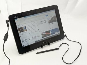 即決 10.1型 タブレット 富士通 ARROWS Tab Q555/K64 中古良品 ペン付き 高速SSD Atom 4GB 無線LAN Bluetooth webカメラ Windows10 Office