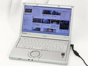 1円～ 中古良品 ノートパソコン 12.1型 Panasonic CF-NX4EDWVS 第5世代Core i5 8GB 無線 Wi-Fi Bluetooth Windows11 Office 保証付 即使用