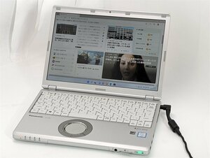 1円～ Windows11 Office済 累積使用時間短 高速SSD 12.1型 中古良品ノートパソコン Panasonic CF-SZ5VDFVS 第6世代Core i3 無線 Bluetooth