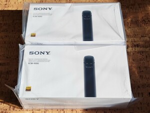 SONY コンデンサーマイク ハイレゾ対応 単一指向性 楽器収音 ステレオペアECM-100UMP