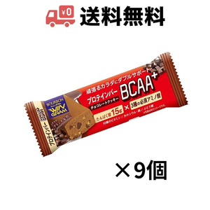 brubon protein bar BCAA+ chocolate cookie ×9 piece 