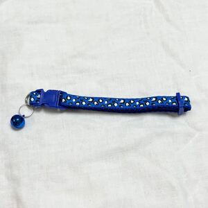  blue / bell attaching necklace / leopard print / leopard print / animal pattern / Leopard 