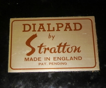 1960年代イギリス製STRATTON卓上ダイヤル式 電話帳テレダイアルENGLANDテレフォンインデックス黒電話アドレス帳アンティーク雑貨ビンテージ_画像5