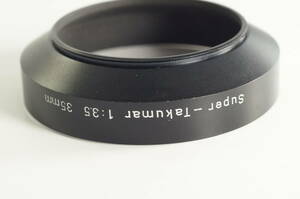 影CG【キレイ】PENTAX Super-Takumar 35mm F3.5 49mm径 ペンタックス アルミ製レンズフード