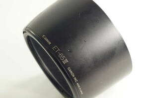 影CG【並品 】CANON ET-65Ⅲ EF85mm F1.8 USM ・ EF100mm F2 USM EF135mm F2.8ソフトフォーカス レンズフード